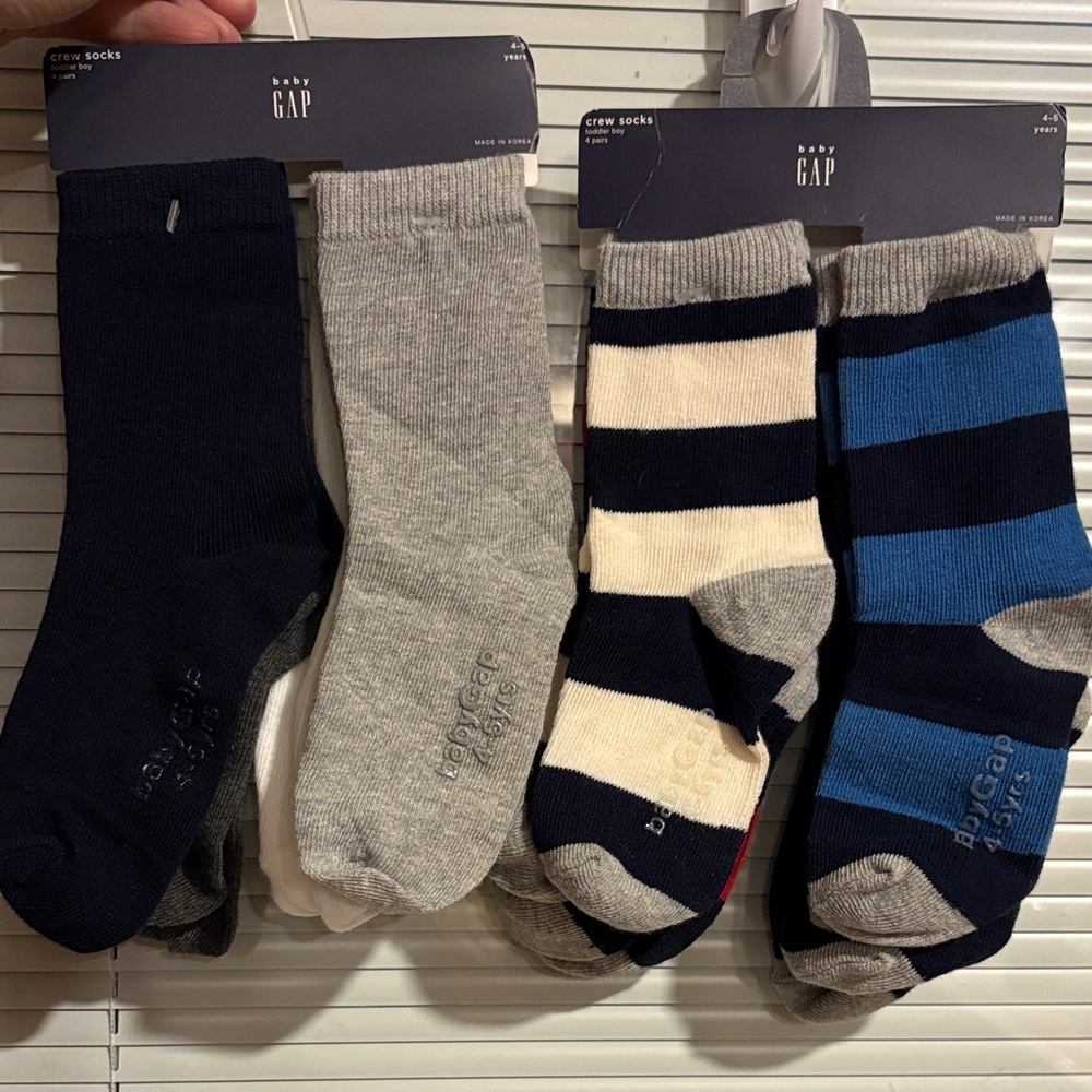 Baby GAP Crew Socks - Size 4-5 yrs